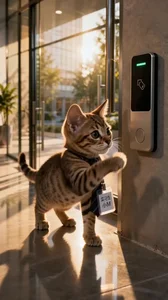 小猫打工的一天