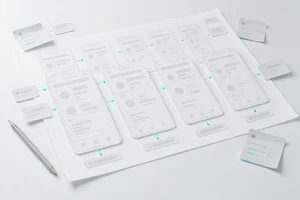 App 与网页 UI 线框方案生成器